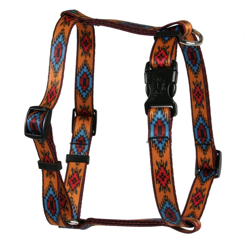 [Australia] - Yellow Dog Design Indian Spirit Orange Roman Style H Dog Harness Extra Large 28" - 36" 