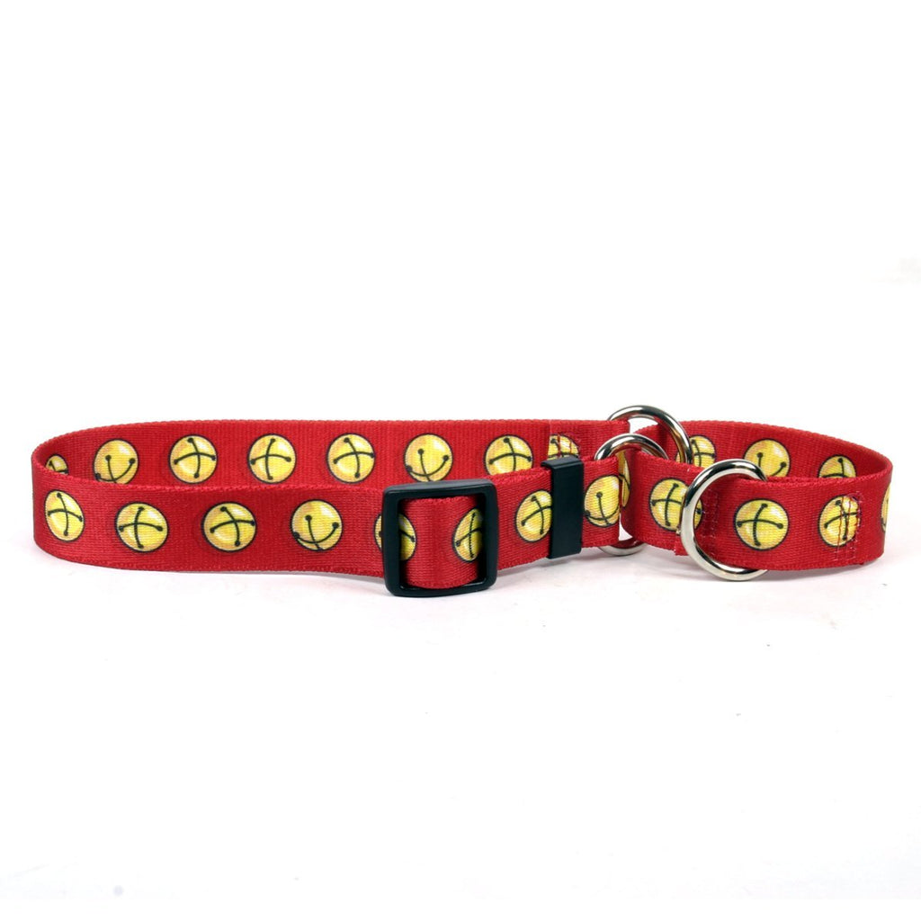 [Australia] - Yellow Dog Design Martingale Slip Collar, Christmas Collection Jingle Bells Extra Small 10" 