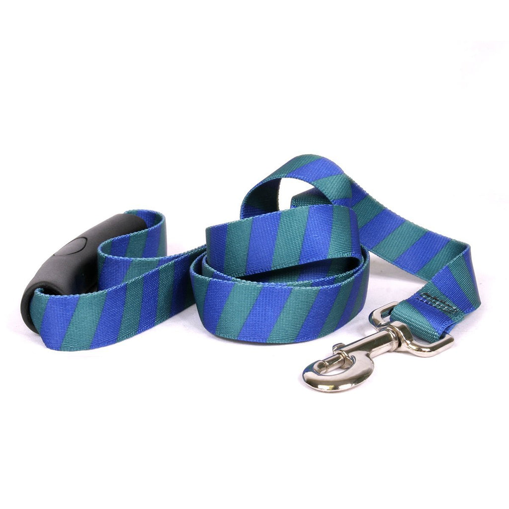 [Australia] - Yellow Dog Design Team Spirit Blue Green EZ-Grip Dog Leash-with Comfort Handle 3/4" x 60" (5 feet) Long 