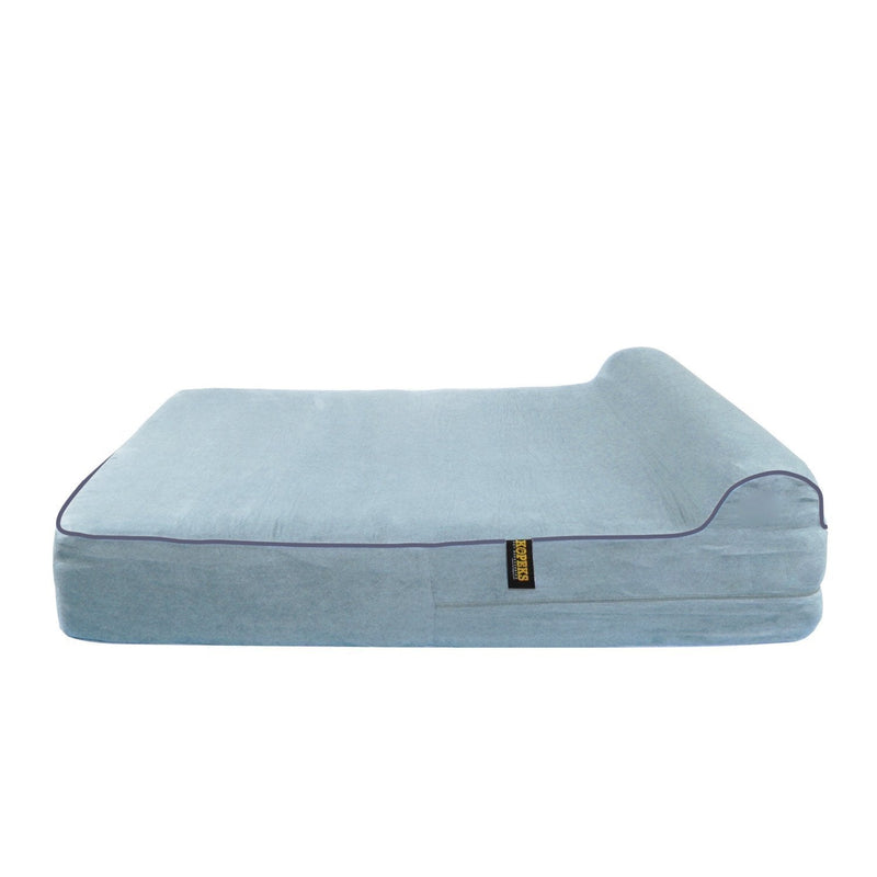 [Australia] - KOPEKS Dog Bed Replacement Cover Memory Foam Beds - Grey - Extra Large (Jumbo Size) 