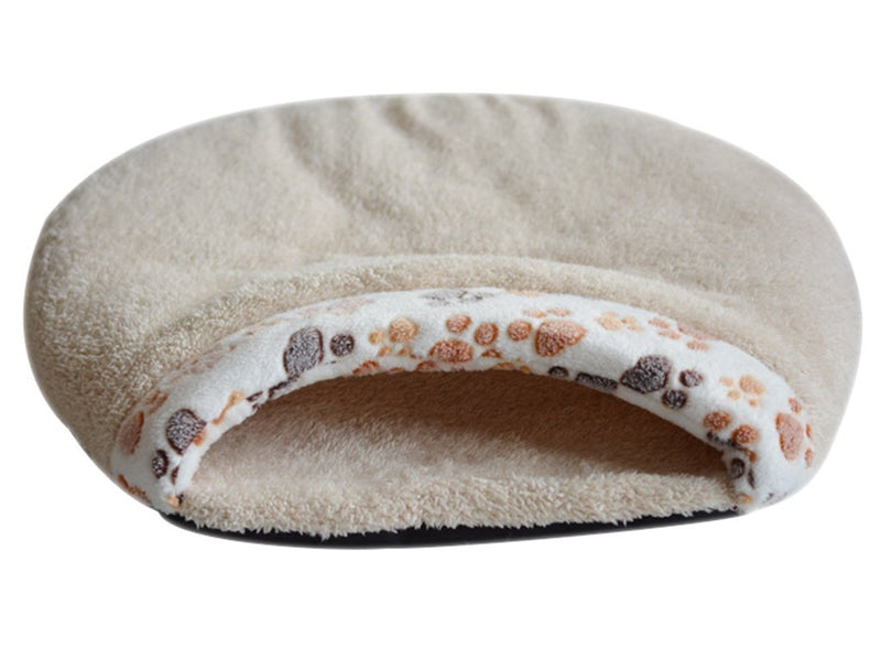 [Australia] - Luoke Cat Sleeping Bag Warm Soft Puppy Burrow Cat Kitten Cave Igloo Nest Sleeping Bag Bed White 