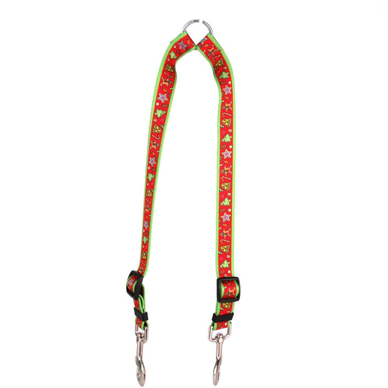 [Australia] - Yellow Dog Design Holiday Treats Coupler Dog Leash Small 