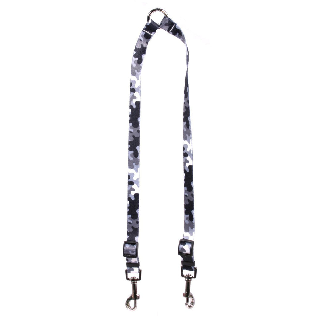 [Australia] - Yellow Dog Design Black and White Camo Coupler Dog Leash Large 