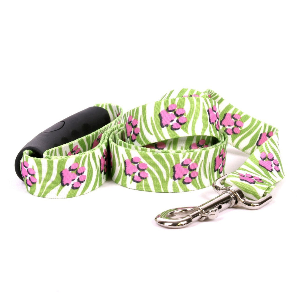 [Australia] - Yellow Dog Design Jungle Paws Ez-Grip Dog Leash with Comfort Handle 3/4" X 60" (5 feet) Long 