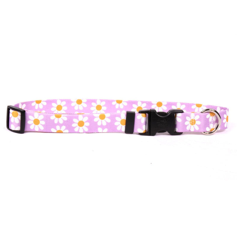 [Australia] - Yellow Dog Design Lavender Daisy Break Away Cat Collar, One Size Fits All 