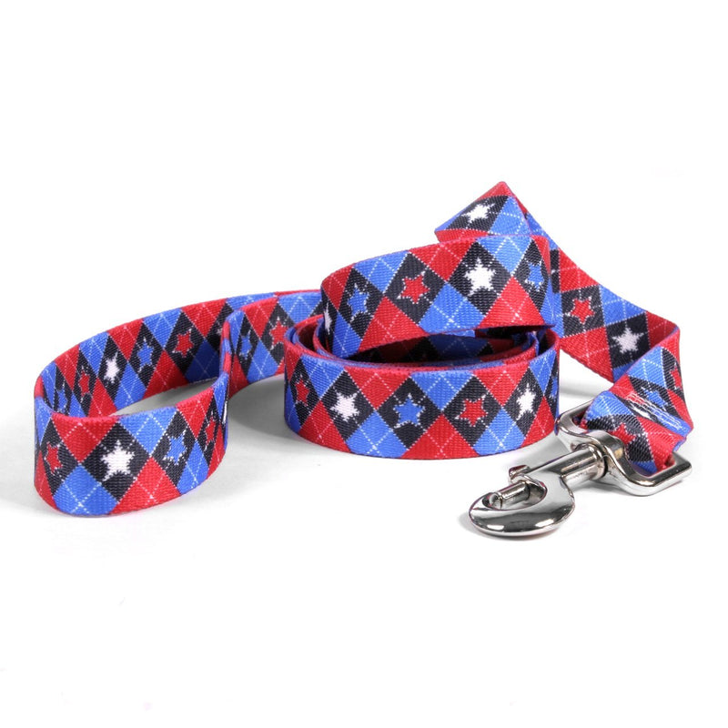 [Australia] - Yellow Dog Design American Argyle Dog Leash 1" x 60" (5 feet) Long 