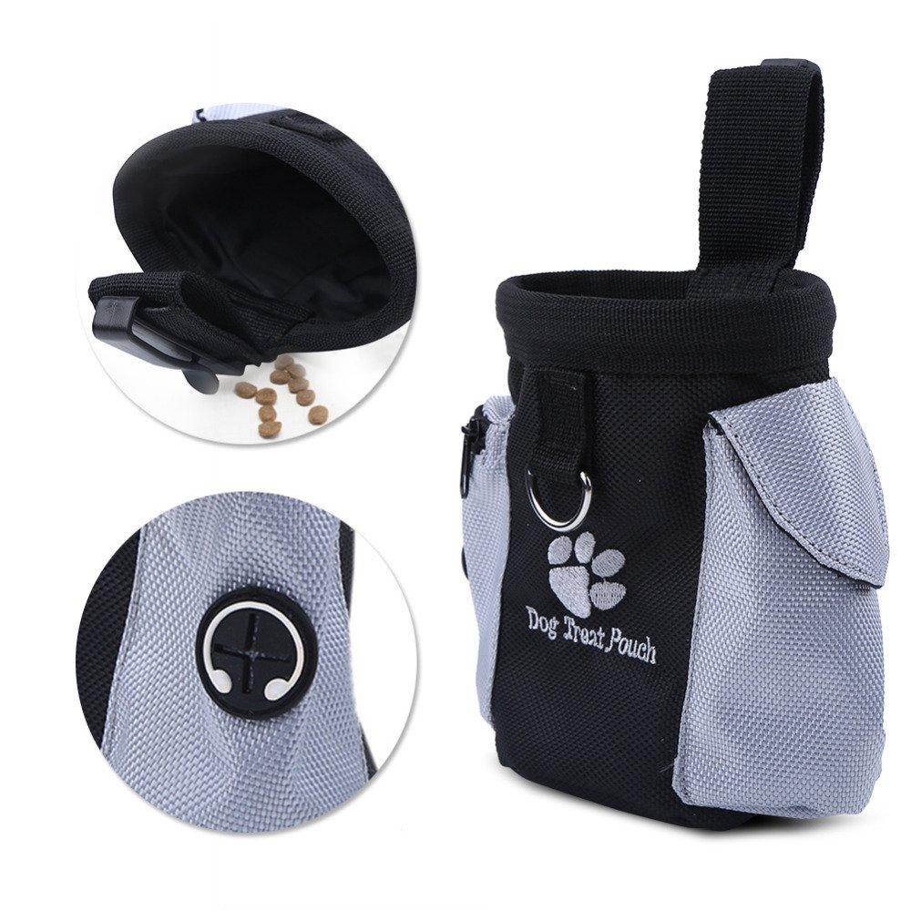 Eshylala Dog Treat Pouch, Training Bag with Poop Bag Dispenser, Waist Clip and Drawstring. Carries Treats and Toys Ship By Seller - PawsPlanet Australia