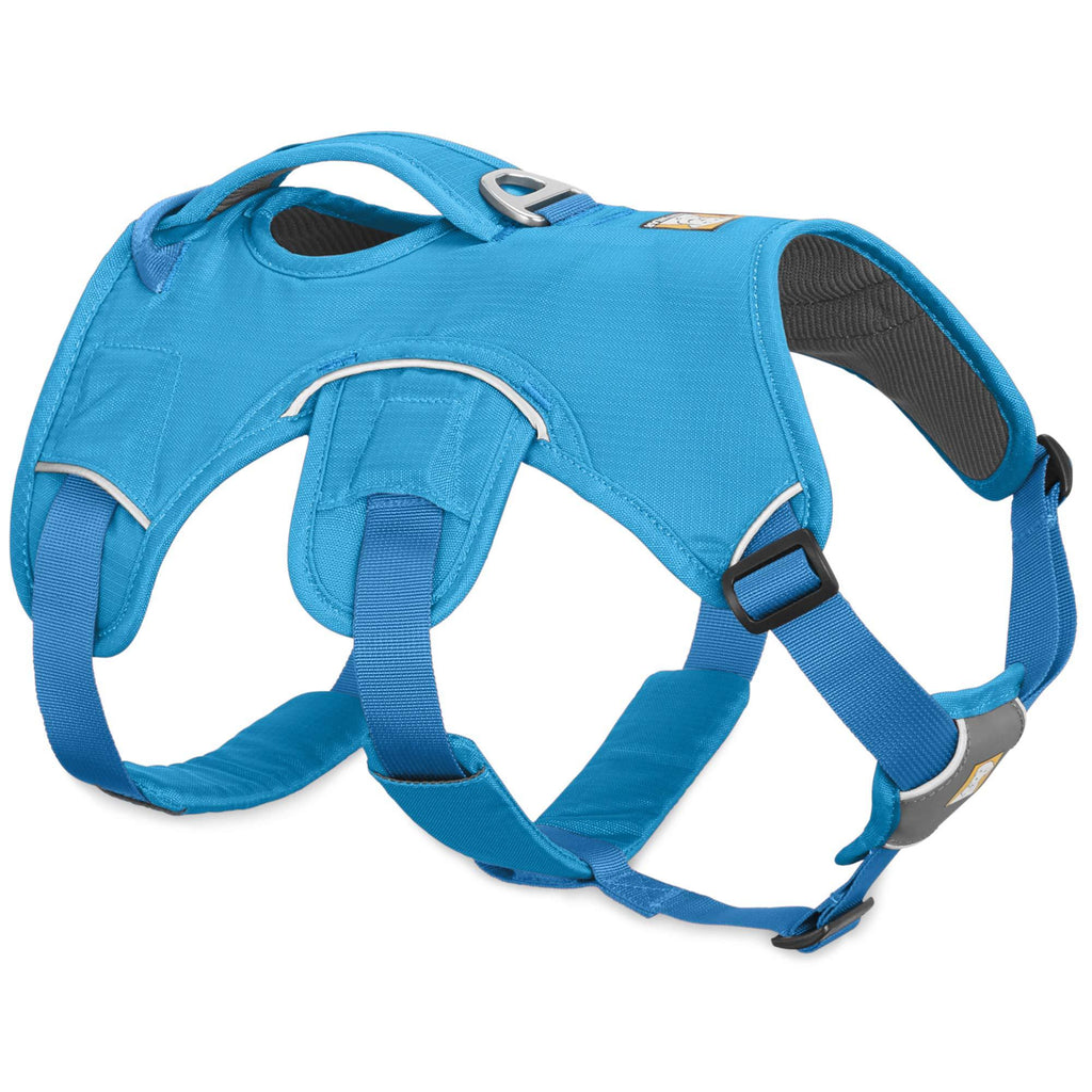 RUFFWEAR, Web Master, Multi-Use Support Dog Harness, Hiking and Trail Running, Service and Working, Everyday Wear Blue Dusk XX-Small - PawsPlanet Australia