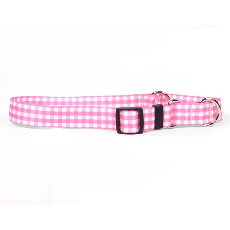 [Australia] - Yellow Dog Design Martingale Slip Collar, Gingham Collection Extra Small 10" Gingham Pink 