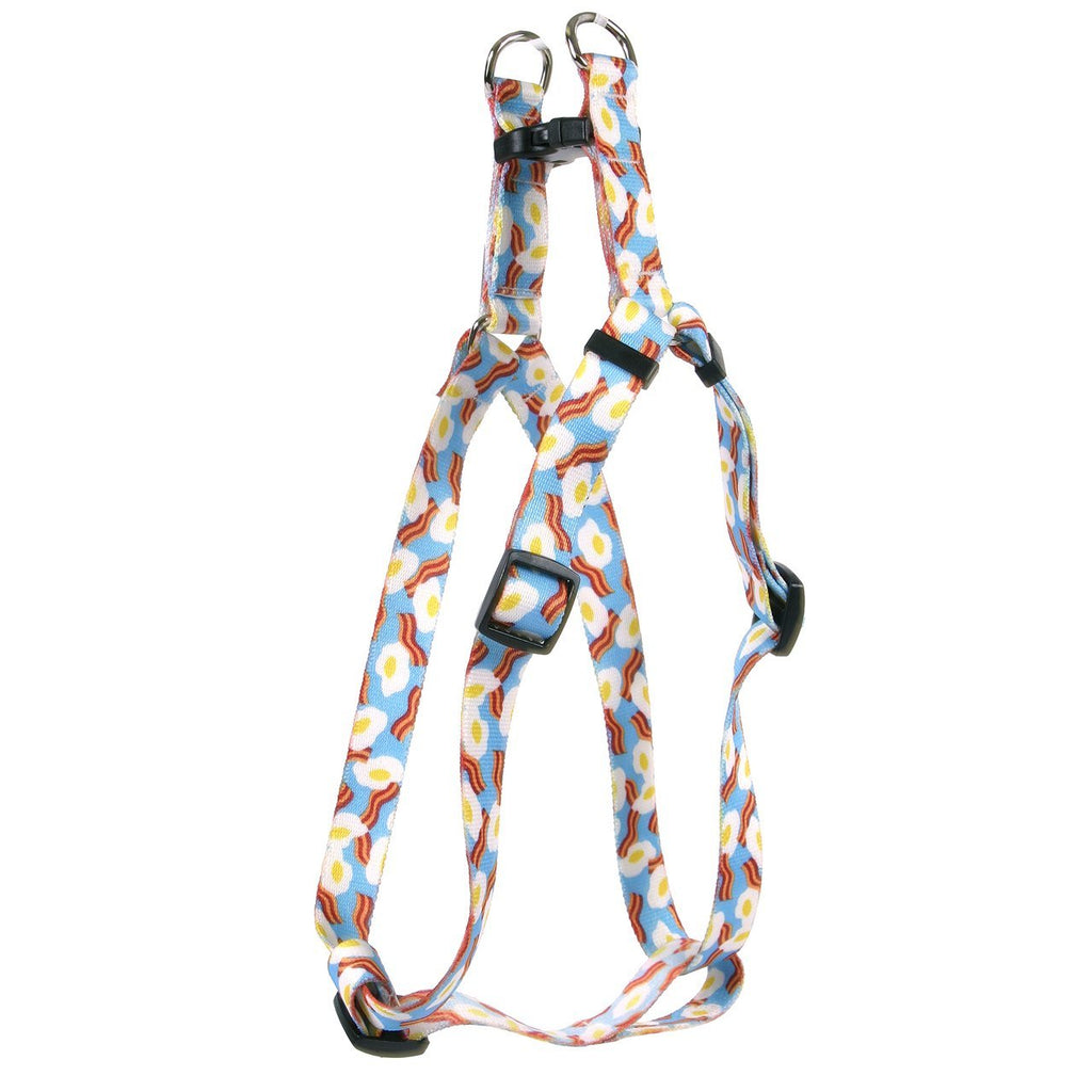 [Australia] - Yellow Dog Design Standard Step-in Harness, Doggy Delights Small 9" - 15" Bacon & Eggs 