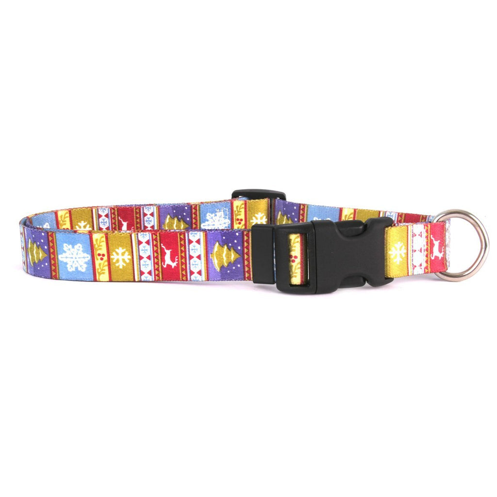 [Australia] - Yellow Dog Design Ski Sweater Dog Collar Medium 14" - 20" 