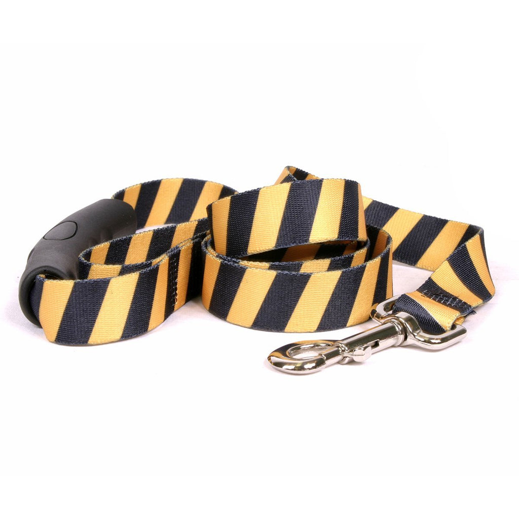 [Australia] - Yellow Dog Design Team Spirit and Black EZ-Grip Dog Leash-with Comfort Handle 3/4" x 60" (5 feet) Long 