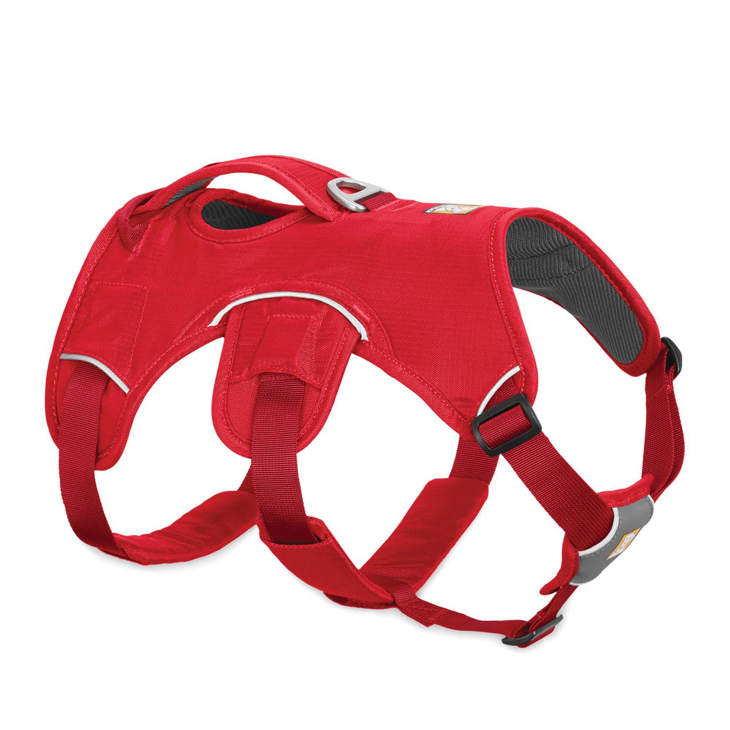 [Australia] - RUFFWEAR - Web Master, Multi-Use Support Dog Harness, Hiking and Trail Running, Service and Working, Everyday Wear Red Currant Medium 