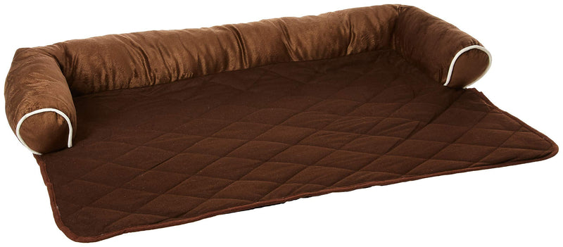 [Australia] - HappyCare Textiles Long Rich Sofa Bed/Sofa Protector/Sofa Quilted Cover for Dog/Cat, 40" x 23" x 8", Brown 