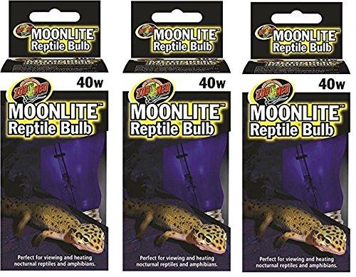 [Australia] - (3 Pack) Zoo Med Moonlight 40 Watt Reptile Bulbs 