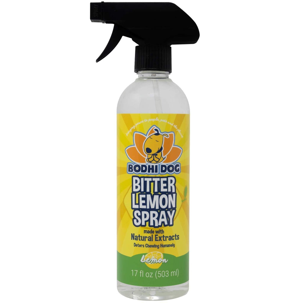 Bodhi Dog Bitter Lemon Spray | Stop Biting and Chewing for Puppies Older Dogs and Cats | Anti Chew Spray Puppy Kitten Training Treatment | 100% Non Toxic | Made in USA 17oz - PawsPlanet Australia