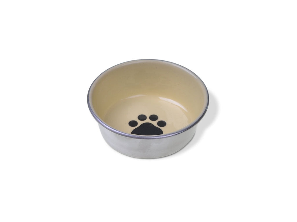 [Australia] - Van Ness Decorated Stainless Cat Dish, 8 oz(assorted colors) 