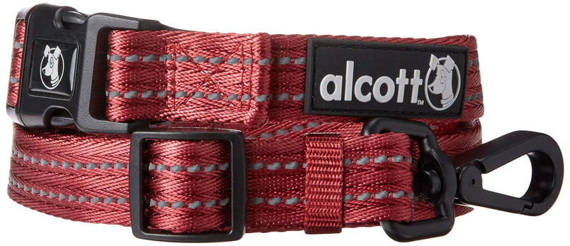 [Australia] - Alcott 5' Adventure Weekender Leash with Reflective Stitching & Neoprene Padding Red 