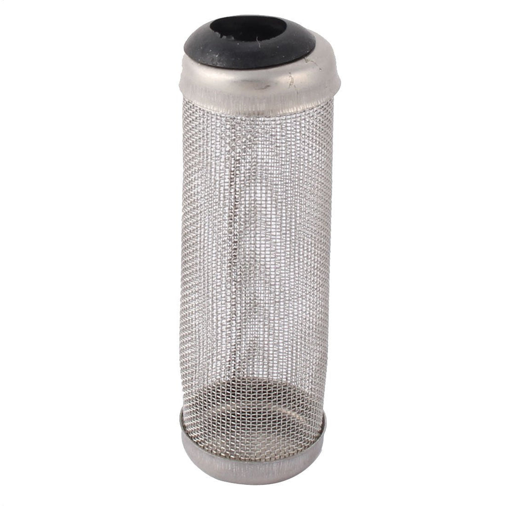 [Australia] - uxcell Metal Aquarium Fish Tank Cylinder Shaped Intake Cover Filter Tube Silver Tone 