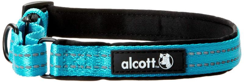 [Australia] - Alcott Adventure Martingale Collar with Reflective Stitching & Neoprene Padding Medium Blue 