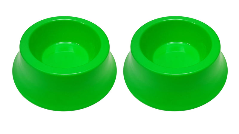 Black Duck Brand Set of 2 Large Pet Bowls! 3 and 6 BPA Free! Green Round 2pk - PawsPlanet Australia