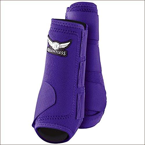 [Australia] - Cactus Gear Trevor Brazile Relentless All Around Front Boots Purple Small 