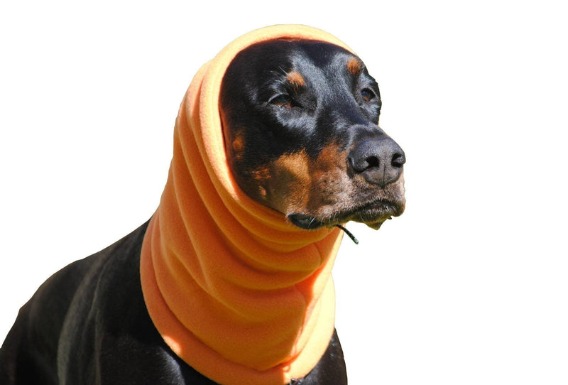 [Australia] - Euro Dog Designs Fleece Snood Size:S(14inch/35cm) Color:Orange 