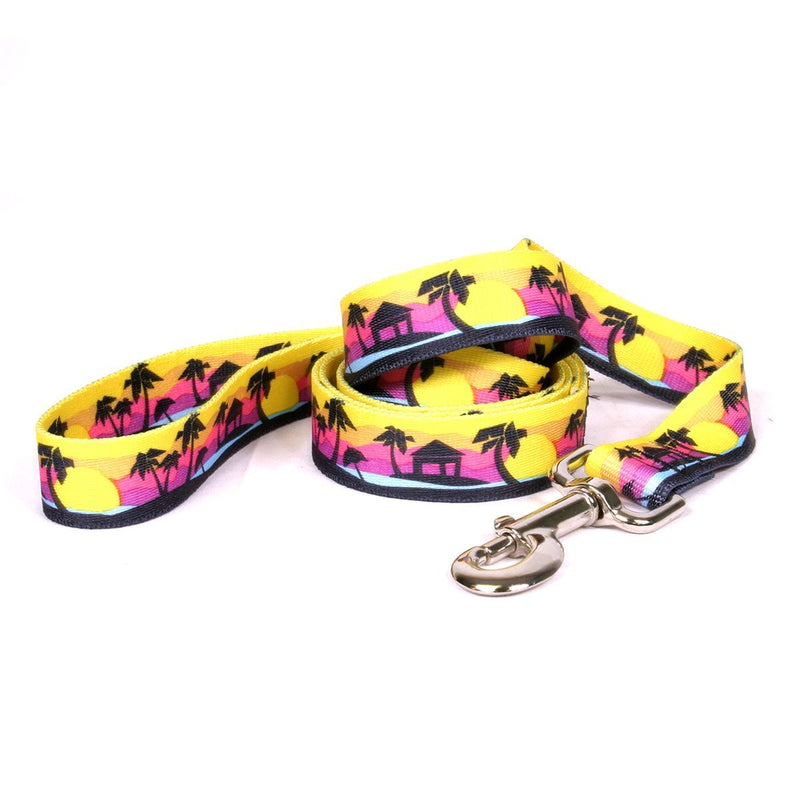 [Australia] - Yellow Dog Design Palm Tree Island Dog Leash 1" x 60" (5 feet) Long 