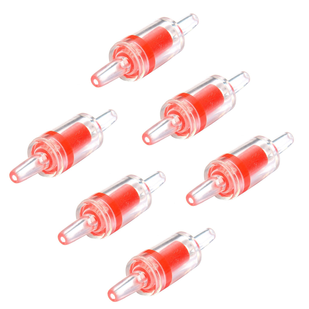 [Australia] - Pawfly Aquarium Air Pump Check Valves Plastic One Way Non-Return Check Valve Red 