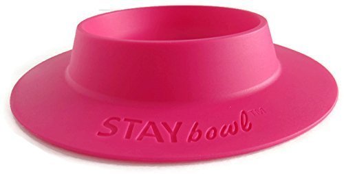 STAYbowl Tip-Proof Bowl for Guinea Pigs and Other Small Pets - Fuchsia (Pink) - Large 3/4 Cup Size New - PawsPlanet Australia