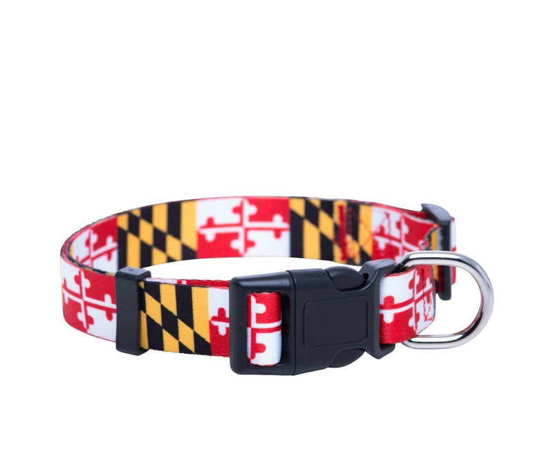 [Australia] - Native Pup Maryland Flag Dog Collar Small 