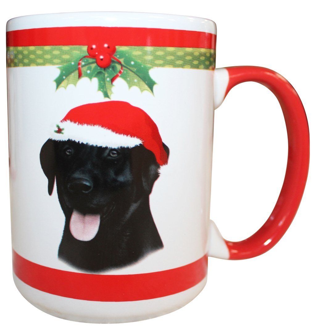 [Australia] - E&S Pets Labrador Black Mug, 15 oz 