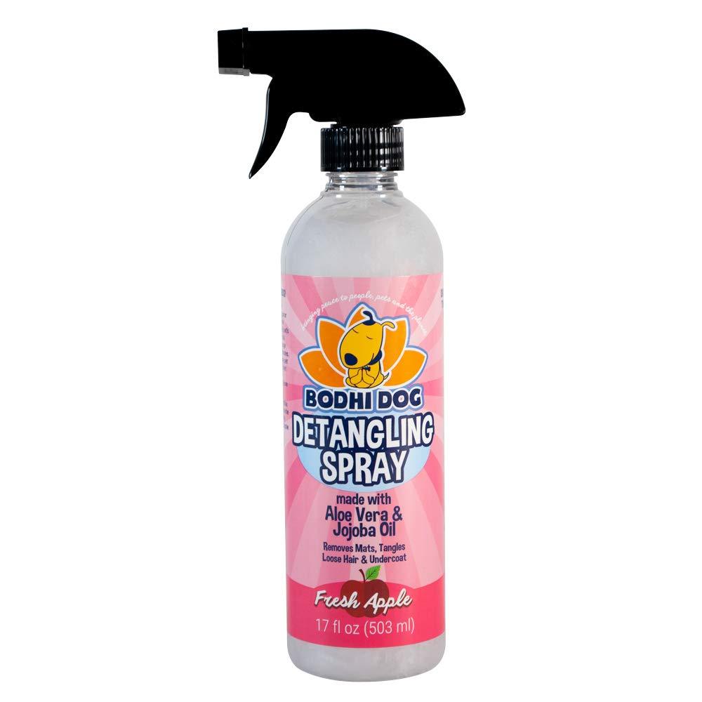 [Australia] - New All Natural Apple Detangling Spray | Remove Tangles While Dematting Dog and Cat Fur and Hair | Soothing Lotion with Conditioning Qualities - Made in USA - 1 Bottle 17oz (503ml) 