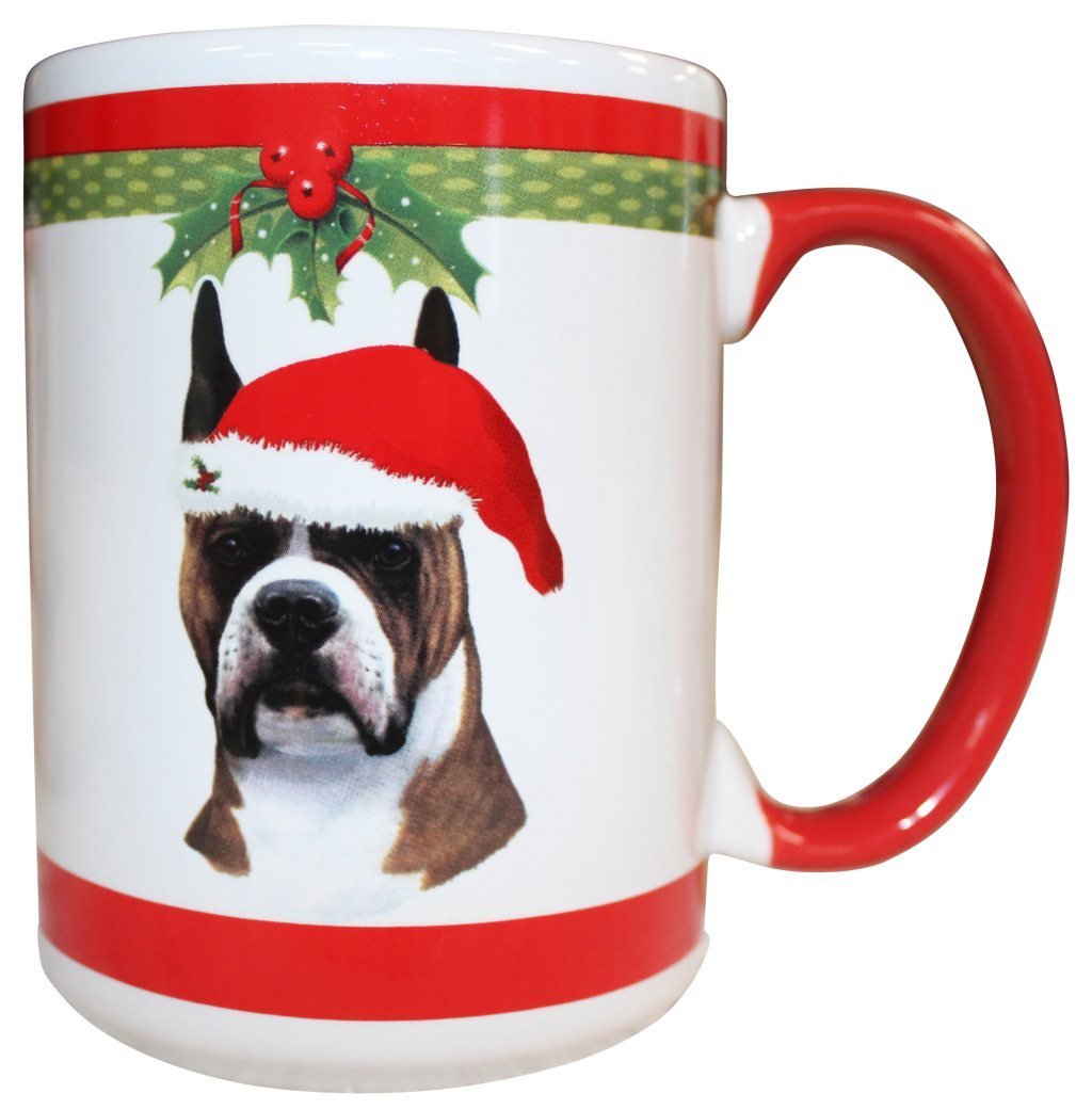 [Australia] - E&S Pets Boxer Cropped Mug, 15 oz 