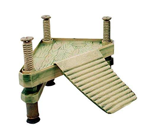 G Ganen Decorative Turtle Pier Floating Basking Platform with Ramp Ladder - PawsPlanet Australia