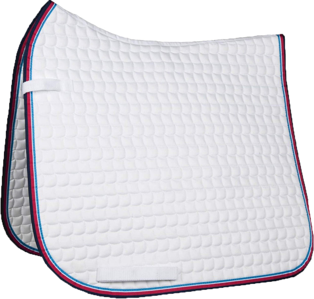 Hkm Hkm 4057052188893 Saddle Cloth -Salerno-1200 White Ponyviels. - PawsPlanet Australia