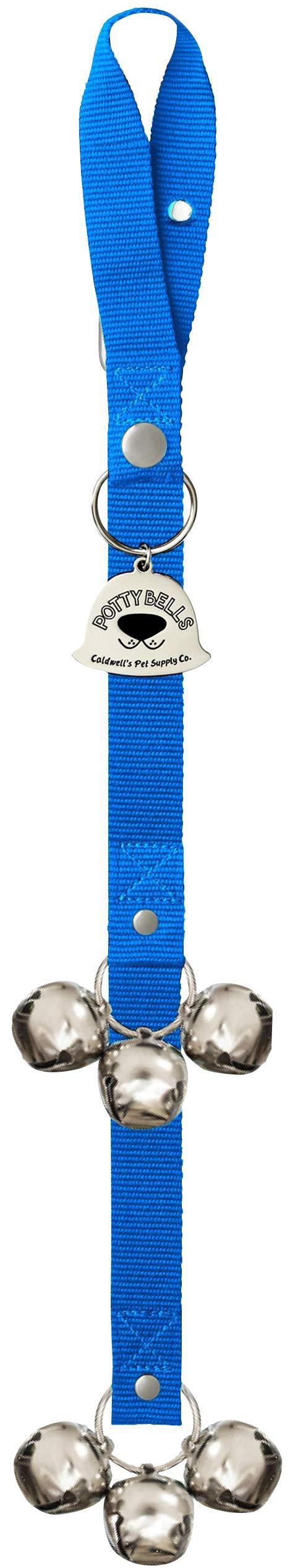 Caldwell's Pet Supply Co. Potty Bells Housetraining Dog Doorbells for Dog Training and Housebreaking Your Dog Loud Dog Door Bell for Potty Training Puppies and Dogs One Potty Bell Blue - PawsPlanet Australia