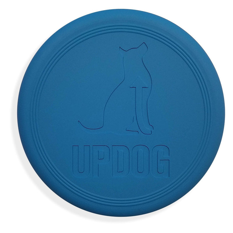 Dog Frisbee | Made in USA | UpDog Products Small 6-Inch Flying Disc for Dogs Blue - PawsPlanet Australia