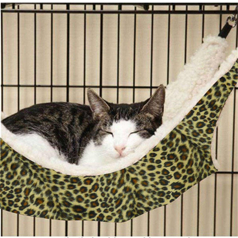 NACOCO Cat Hammock Ferret Rat Rabbit or Puppy Bed Pad Hanging Soft Pet Bed Use with Crate Cage or Chair, 3 Kinds of Design Winter Large - PawsPlanet Australia
