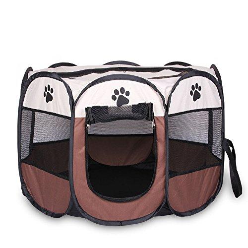 [Australia] - ZMVA Pet House Folding Cat Dog House Portable Waterproof Pet Tent Indoor & Outdoor Small Animals Shelter Lovely for Small Dog and Cat 