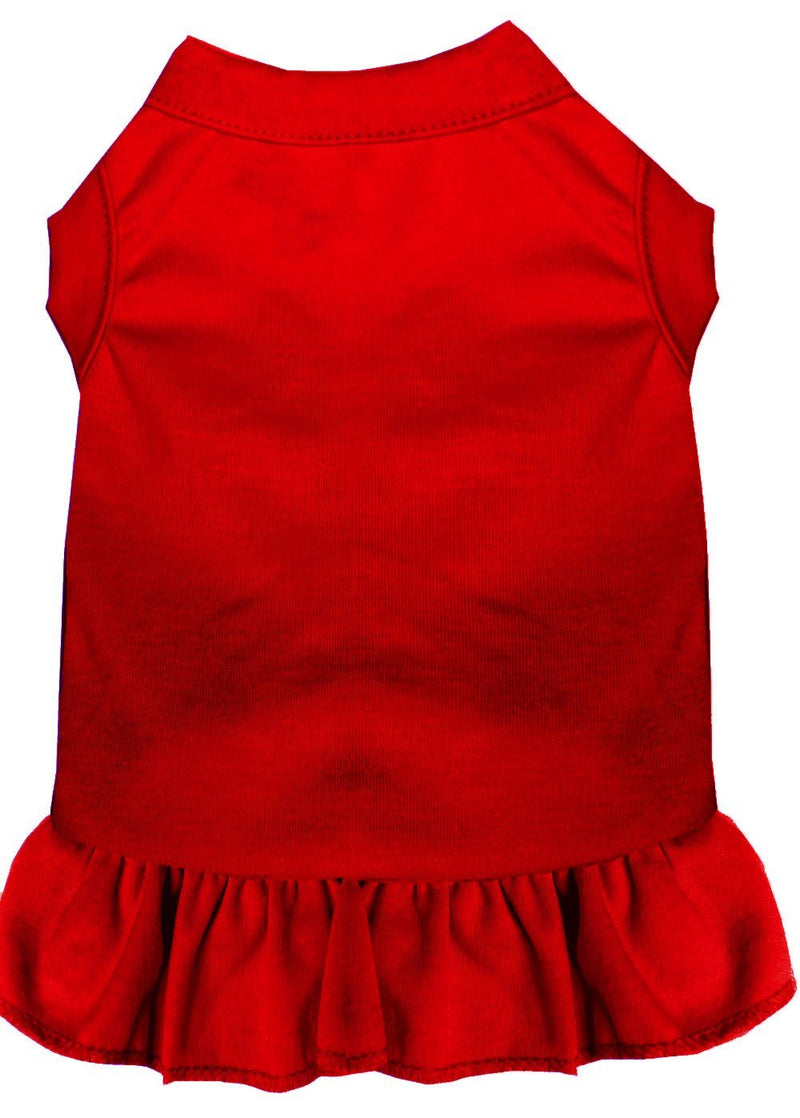 [Australia] - Mirage Pet Products 59-00 XSRD Plain Pet Dress, X-Small, Red 