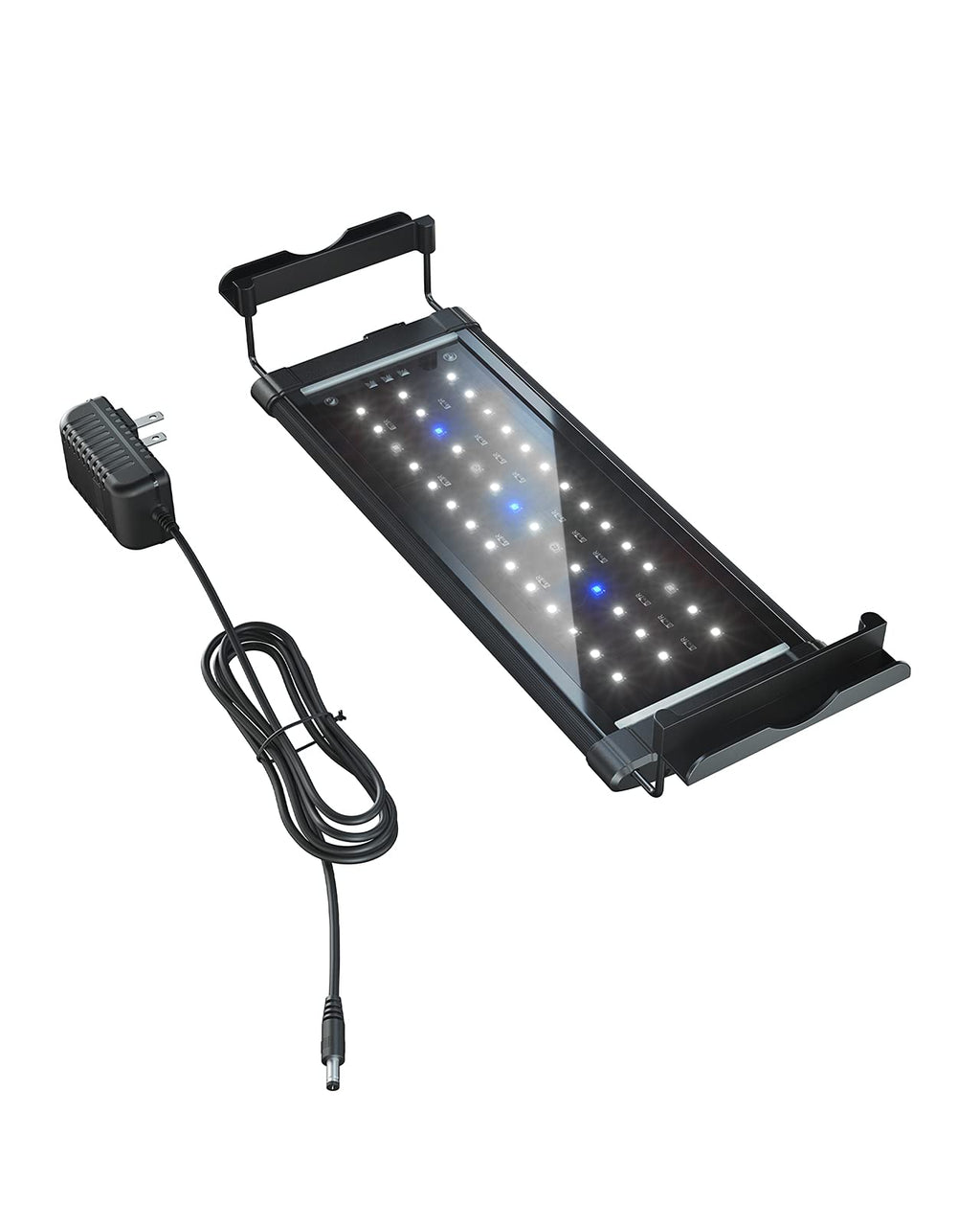 Honpal LED Aquarium Light with Extendable Brackets, White and Blue LEDs,Fish Tank Light for Fresh Water and Salt Water 11-19 Inch - PawsPlanet Australia