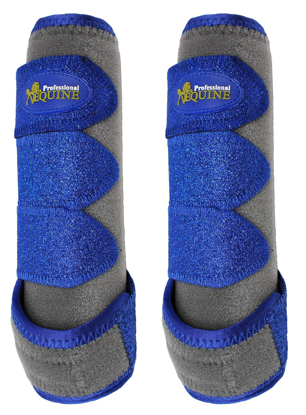 [Australia] - Professional Equine Horse Medium Sports Medicine Splint Boots Glitter 4130A 