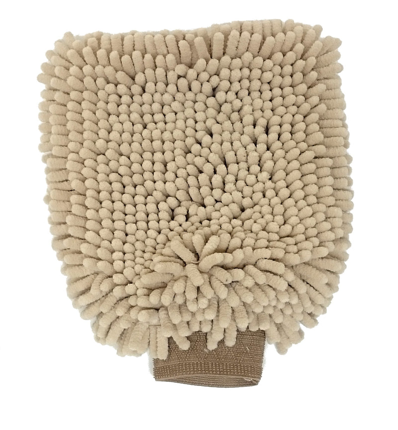 Clean Paws - Chenille Microfiber Dog Towel Mit - 9.5X7 Inches/Attractive, Durable, Super Absorbent, Washable. by Ethical Pets - PawsPlanet Australia