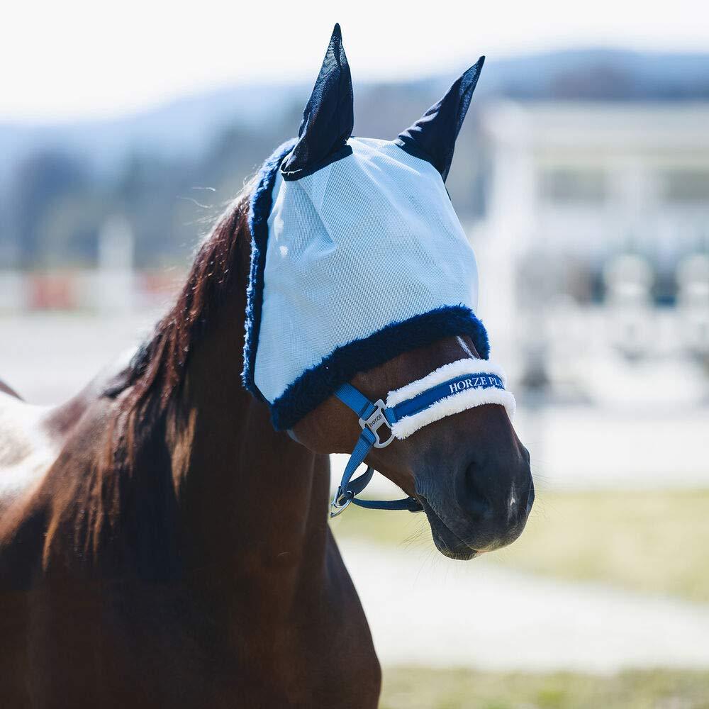 Horze Freja Fly Mask HORSE LIGHT BLUE(LB) - PawsPlanet Australia