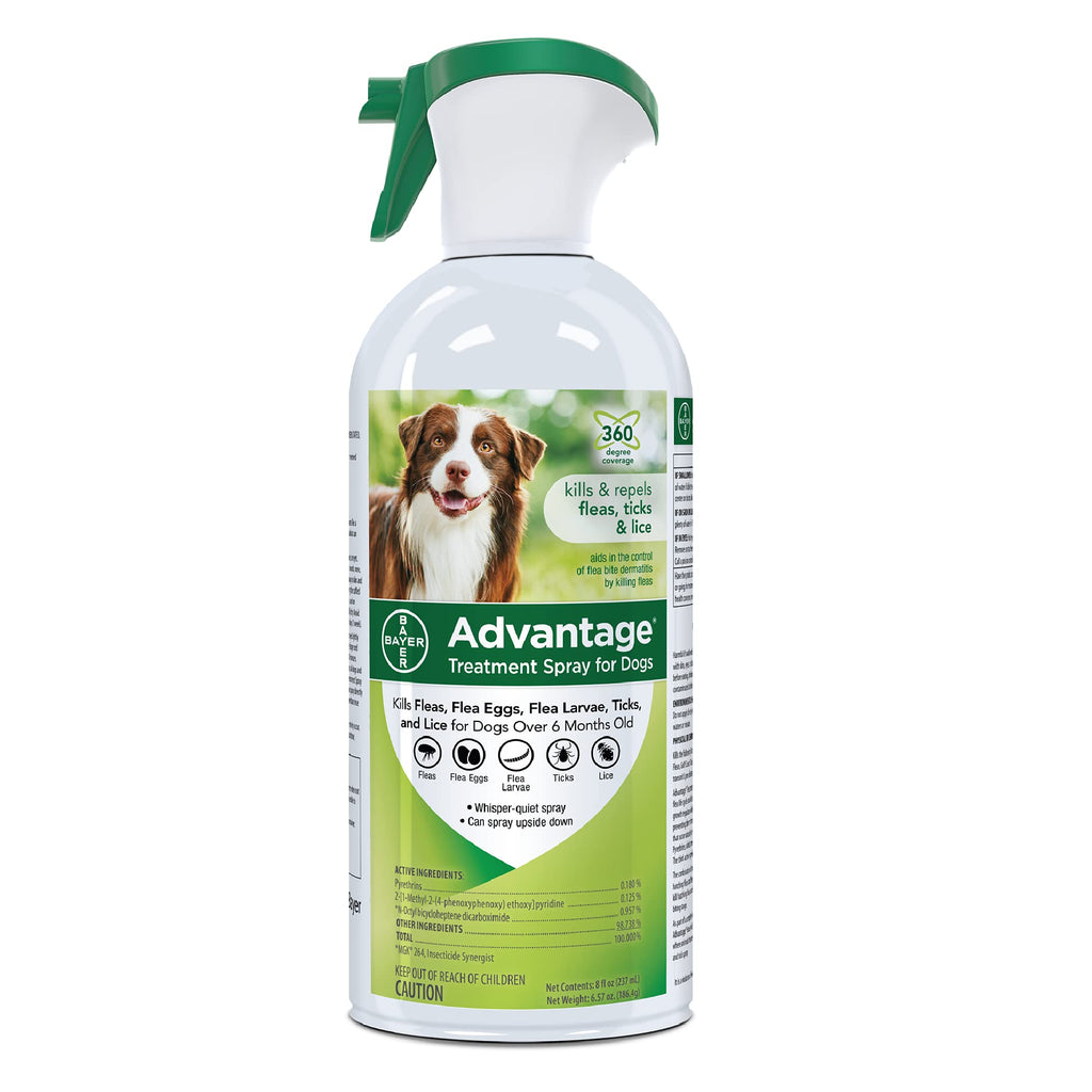 Advantage Flea and Tick Treatment Spray for Dogs 8 oz - PawsPlanet Australia