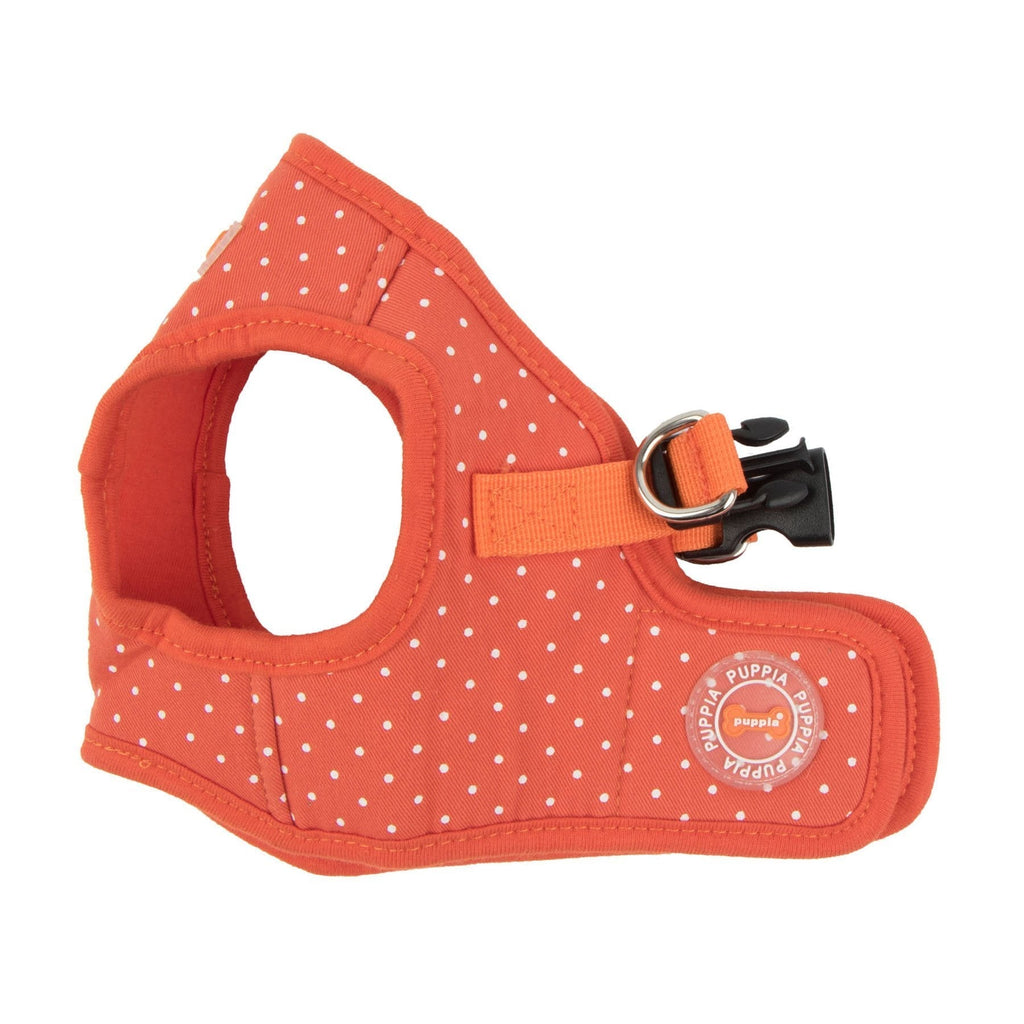 [Australia] - Puppia PARA-HB1529-NY-L Navy Dotty Harness II B Pet-Vest-Harnesses Orange Small Puppia Dotty Vest Harness II B 