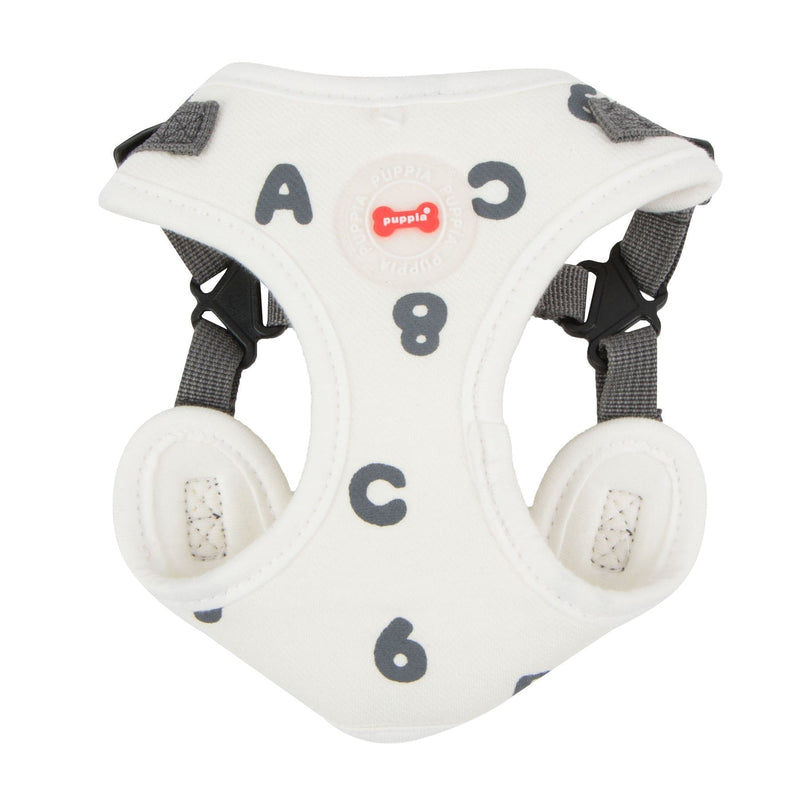 [Australia] - Puppia PARA-HC1532-GY-L Grey Algo Harness C Pet-Vest-Harnesses White Small Puppia Algo Harness C 