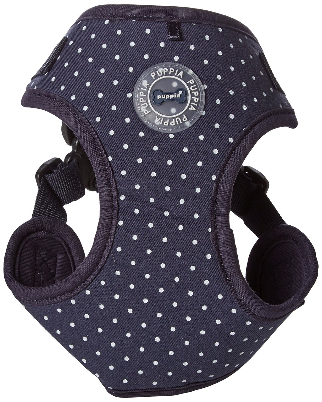 [Australia] - Puppia PARA-HC1529-NY-L Navy Dotty Harness II C Pet-Vest-Harnesses Large Puppia Dotty Harness II C 