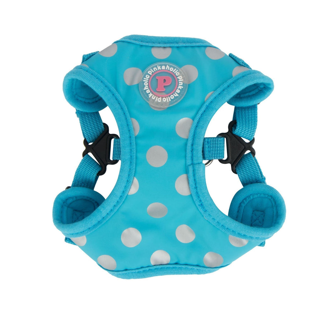 [Australia] - Pinkaholic Chic Step-in Adjustable Dog Harness Blue Large 